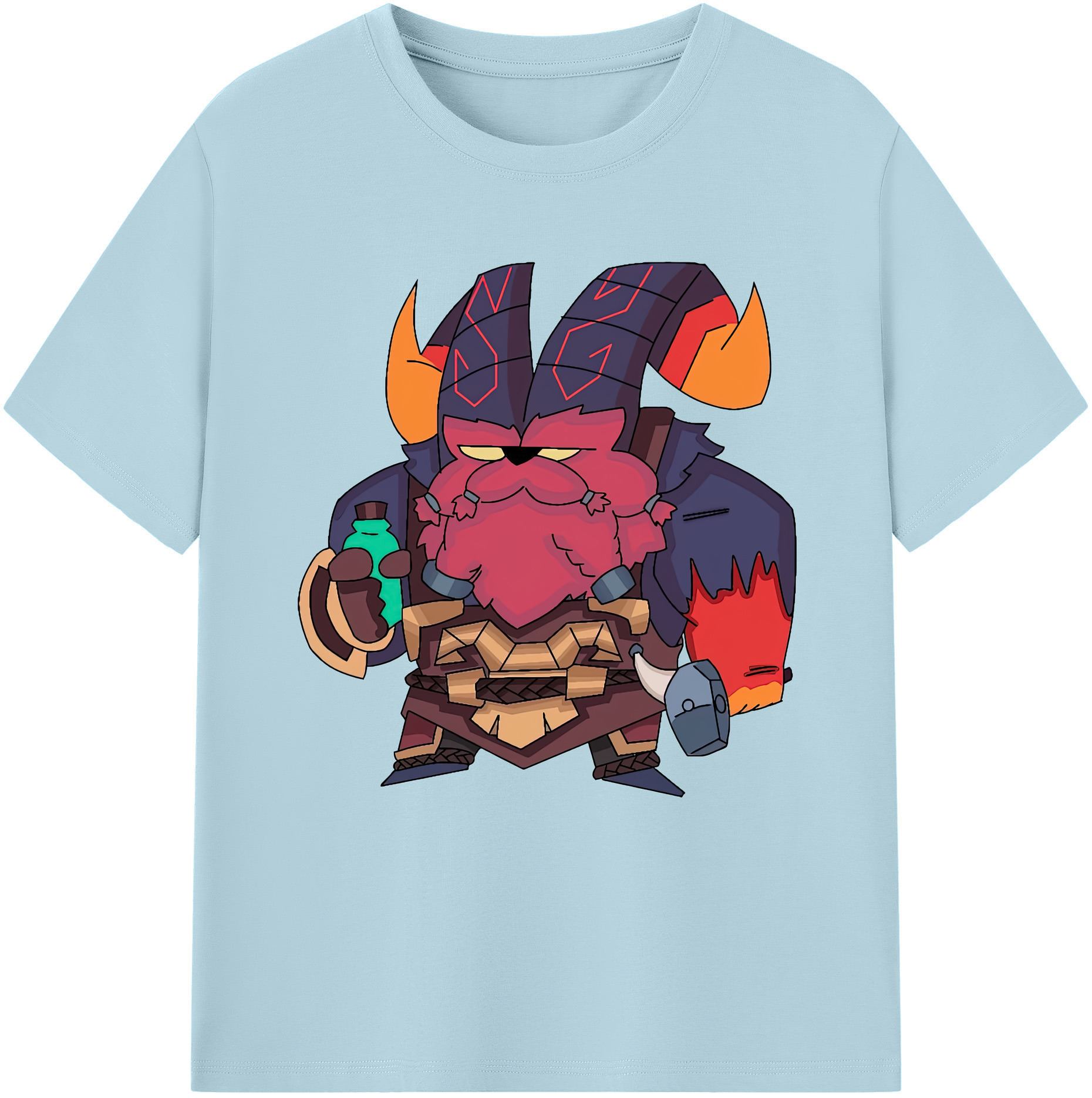 リーグ・オブ・レジェンド League of Legends LOL 綿100％半袖Tシャツ（フロントプリント）